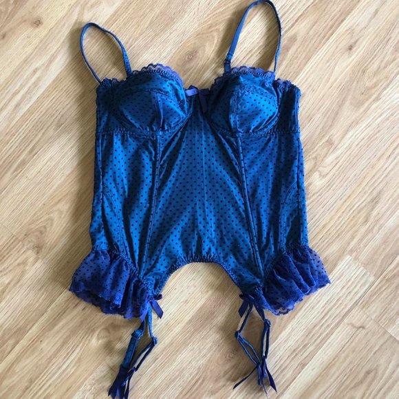 Victoria’s Secret Blue Polkadot Bustier